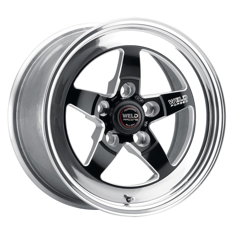 Weld S71 15x8 / 5x4.5 BP / 5.5in. BS Black Wheel (Medium Pad) - Non-Beadlock