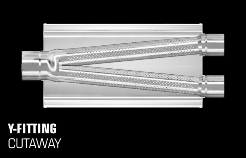 Silenciador MagnaFlow Mag SS 22X5X11 2.5/3.50 D/C