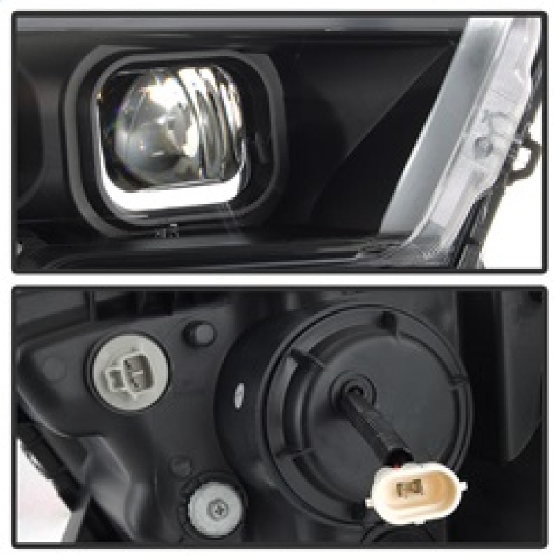 Barra de luces delanteras con proyector xTune para Toyota Tacoma 16-18 DRL - Negro PRO-JH-TTA16-LBDRL-BK