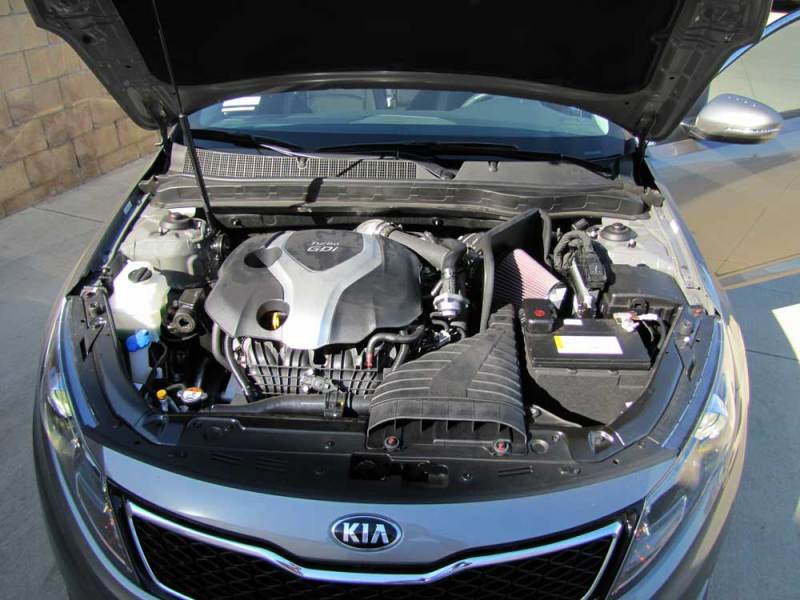 Admisión Typhoon K&amp;N 11-13 Hyundai Sonata 2.0L L4 Turbo / 11-13 Kia Optima 2.0L L4 Turbo