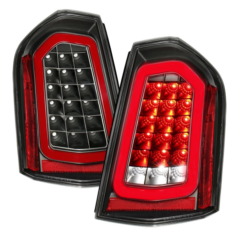 ANZO 11-14 Chrysler 300 LED-Rücklichter, schwarz, mit sequentiellem