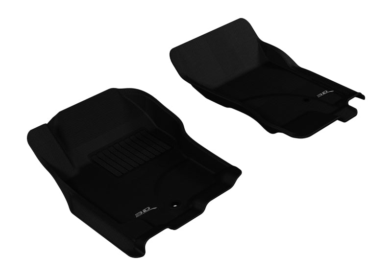 3D MAXpider  For 2005-2015 Nissan Pathfinder/Xterra Kagu 1st Row Floormat - Black