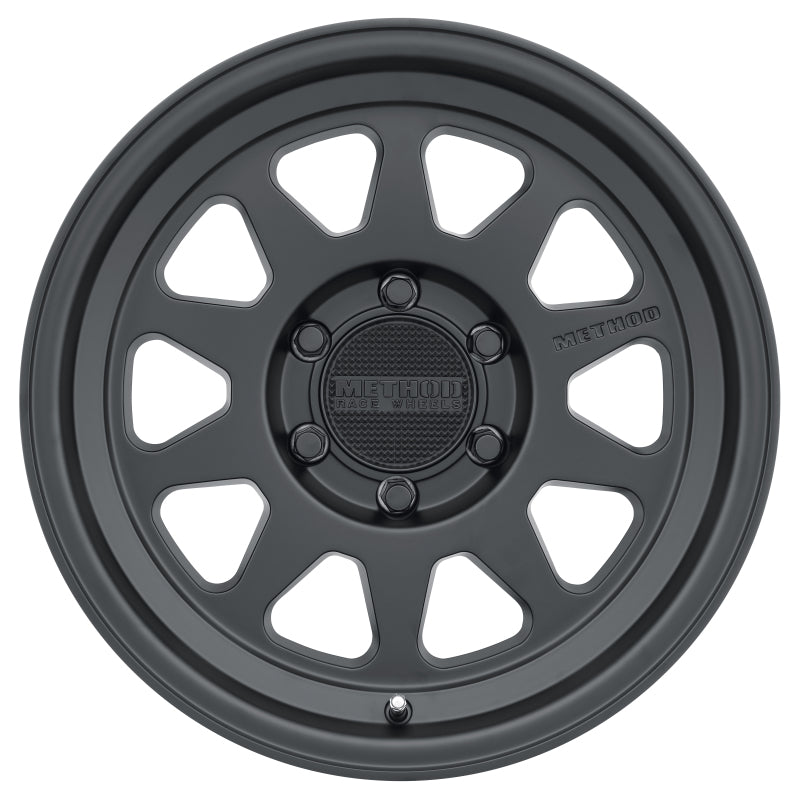 Rueda negra mate Method MR316 de 17 x 8,5, 0 mm, desplazamiento de 6 x 120, 67 mm y CB