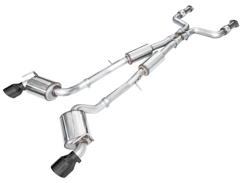 AWE Für 2023 Für Nissan Z RZ34 RWD Touring Edition Catback Auspuff System w/Diamant Schwarz Tipps