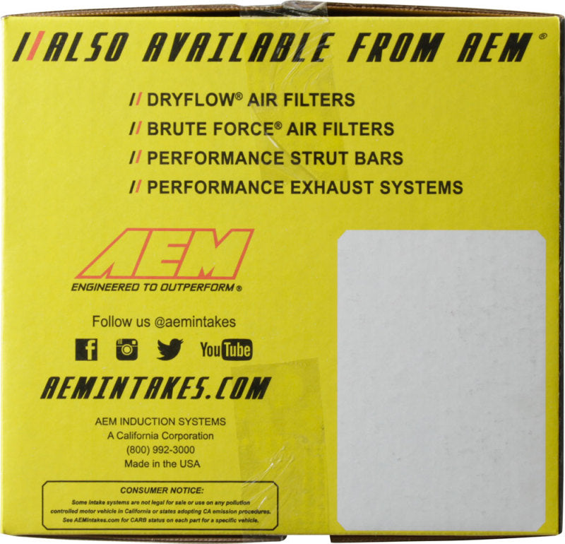 AEM 04-07 Acura TL/ 07 TL-S Polierter Kaltlufteinlass