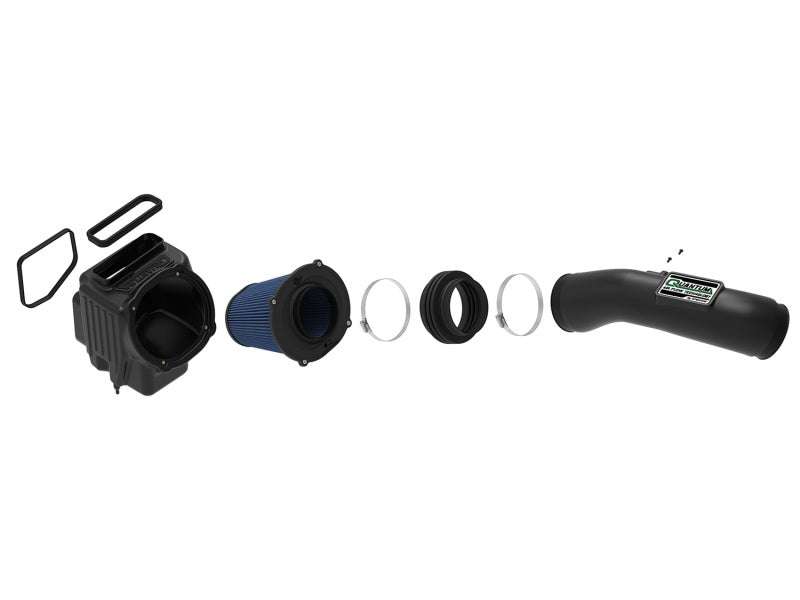 Sistema de admisión de aire frío aFe Quantum Pro 5R 17-18 GM/Chevy Duramax V6-6.6L L5P - Engrasado