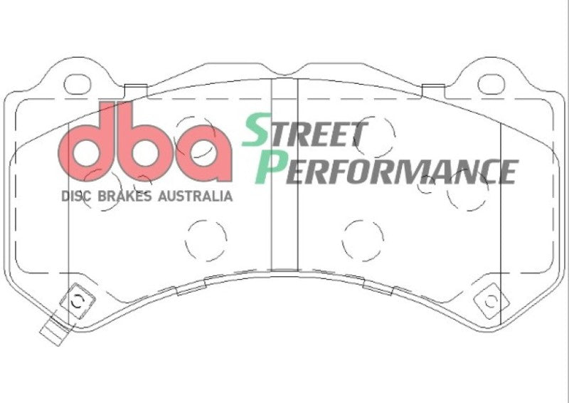 DBA For 07-22 Nissan GT-R R35 Front Street Performance Brake Pad Kit