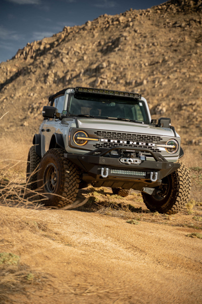 DV8 Offroad 2021 Ford Bronco A-Säule Doppellicht-Pod-Absenkhalterungen