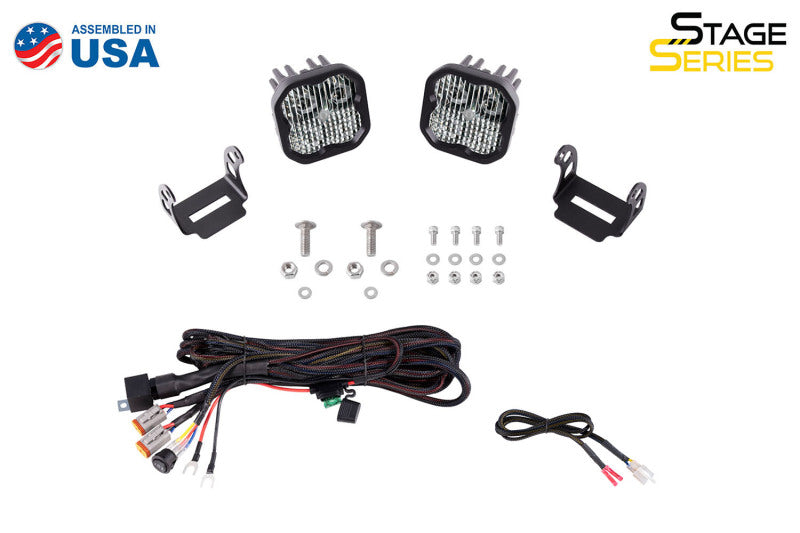Diode Dynamics 2021 Ford Bronco Sport SS3 LED-Grabenlicht-Kit – Weiße Kombination