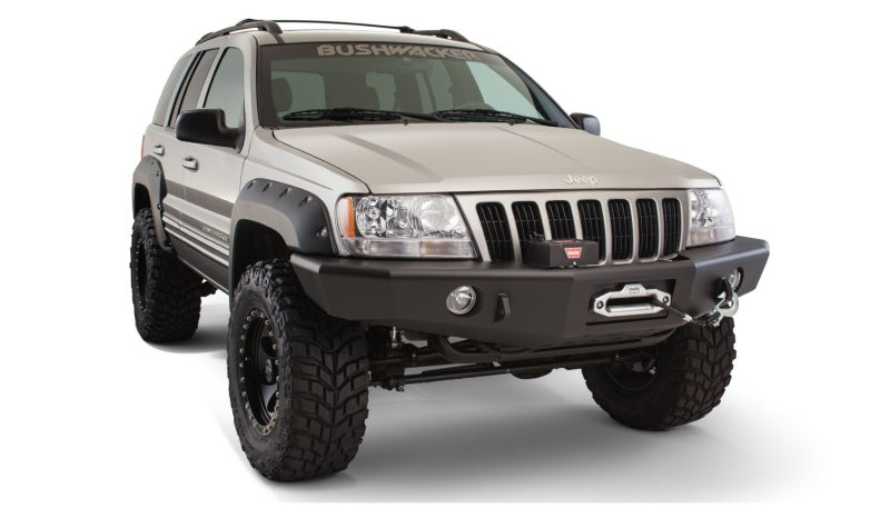 Guardabarros estilo recortado Bushwacker para Jeep Grand Cherokee 99-04, 4 piezas, color negro