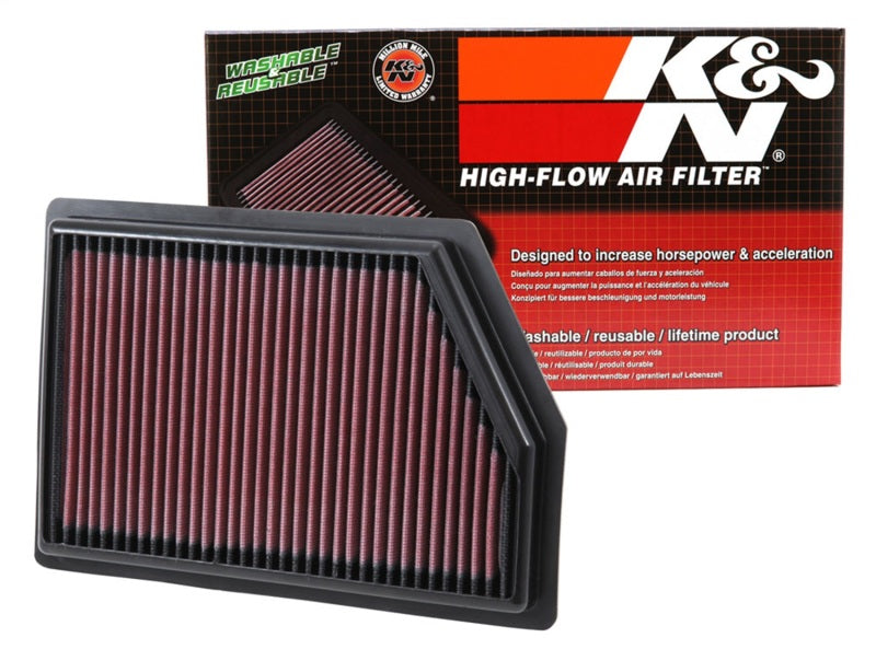 K&N Replacement Panel Air Filter for 2014 Jeep Cherokee 2.4L/3.2L