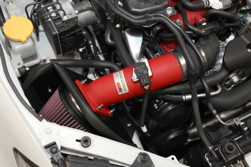 K&N 08-11 WRX/STi 2.5L H4 Red Typhoon Short Ram Intake For Subaru