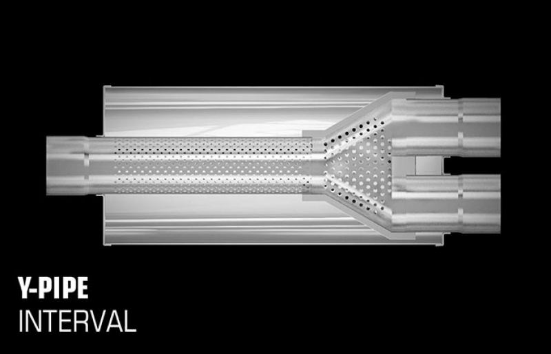 Silenciador MagnaFlow Mag SS 14X5X8-3X2.5/2.5 C/D