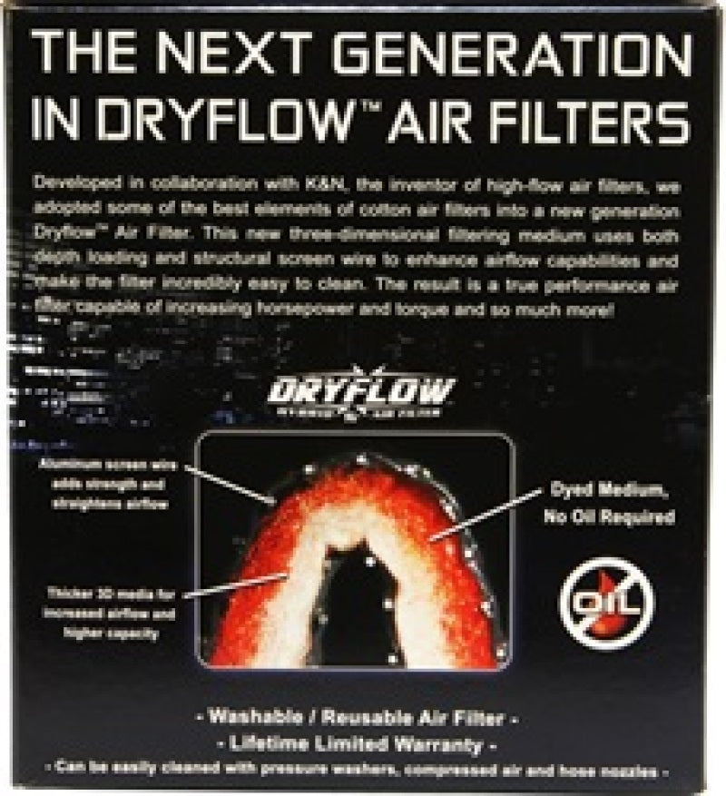 Filtro de aire DryFlow de 5 x 5 pulgadas de AEM