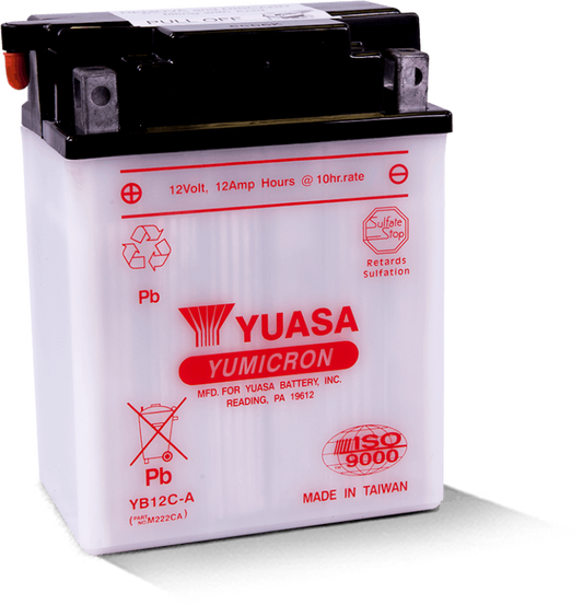 Yuasa YB12C-A Yumicron Batería de 12 voltios