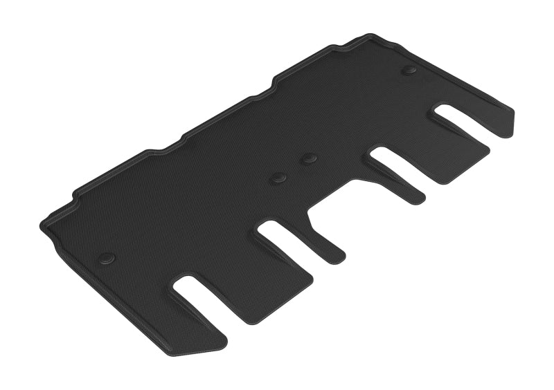 3D MAXpider 2017–2020 Chrysler Pacifica/Voyager Kagu Fußmatten für die 2. Reihe – Schwarz