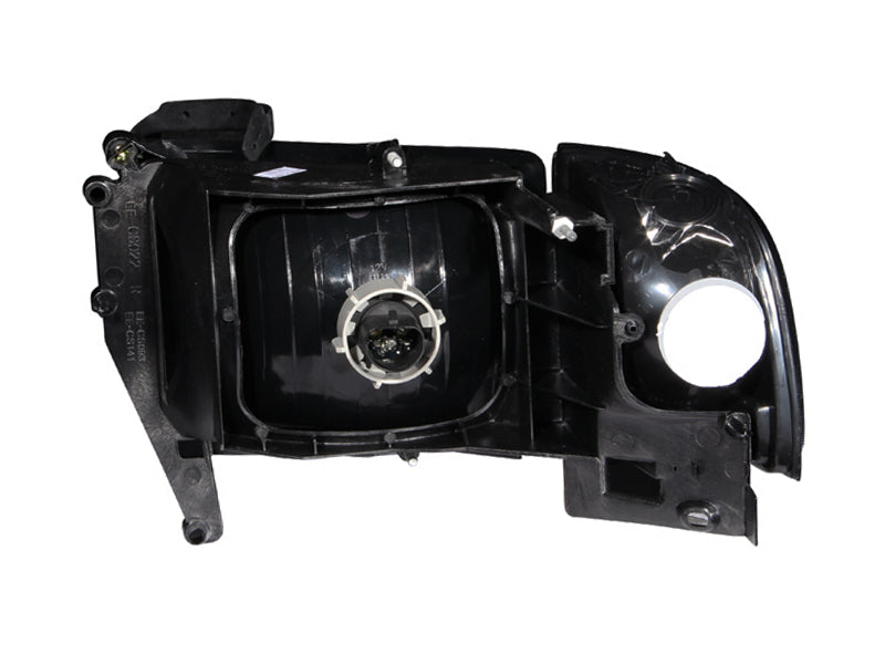 ANZO 1994-2001 Dodge Ram Crystal Scheinwerfer, Schwarz