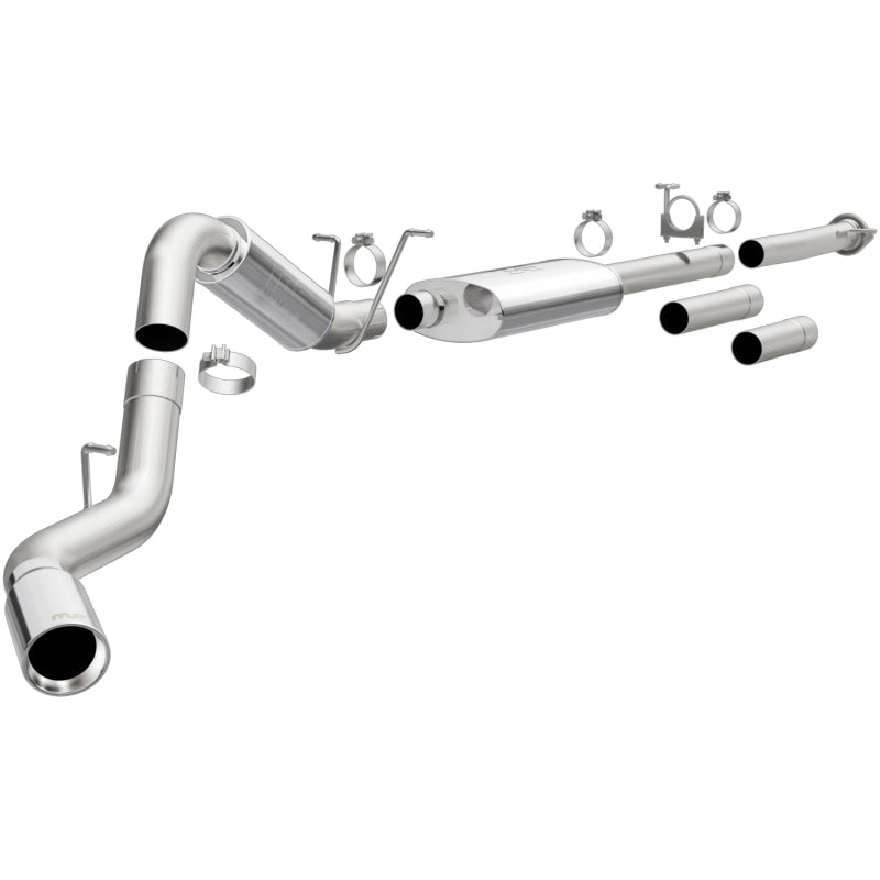 Escape Cat-Back de acero inoxidable MagnaFlow para Chevy Silverado 2500HD 2015 6.0LP/S, salida trasera de 5 pulgadas