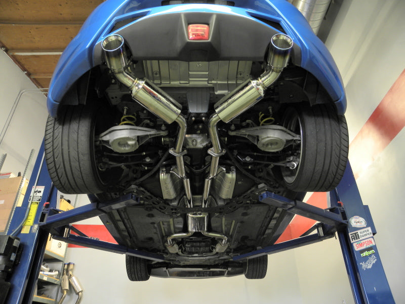 Injen For 09-20 Nissan 370Z Dual 60mm SS Cat-Back Exhaust w/ Built In Resonated X-Pipe