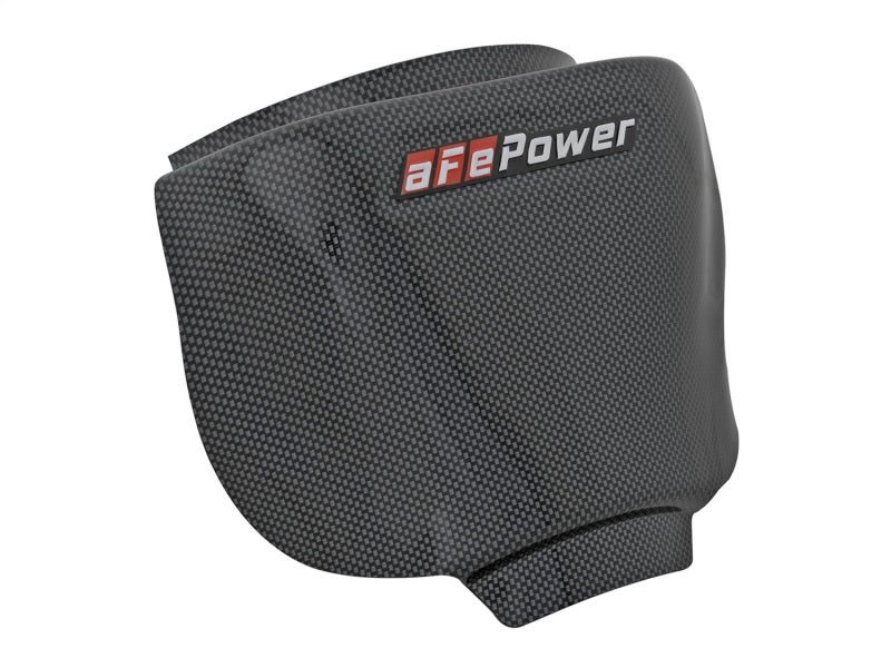 Protector contra la lluvia para admisión de aire MagnumFORCE de aFe para Dodge Challenger SRT Hellcat 6.2L V8 (sc) 15-16, acabado en carbono