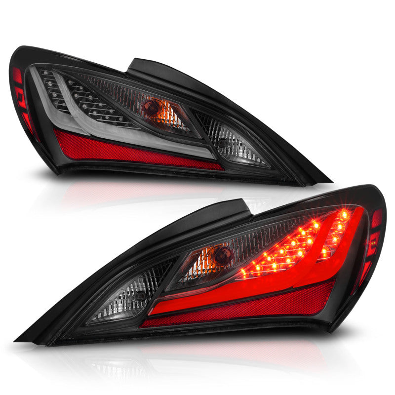 ANZO 10-13 Hyundai Genesis 2DR LED-Rücklichter getönt