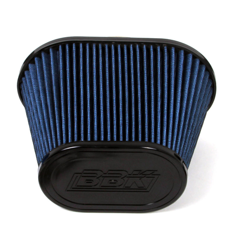 BBK 86-93 Mustang 5.0 Cold Air Intake Kit - Fenderwell Style - Blackout Finish