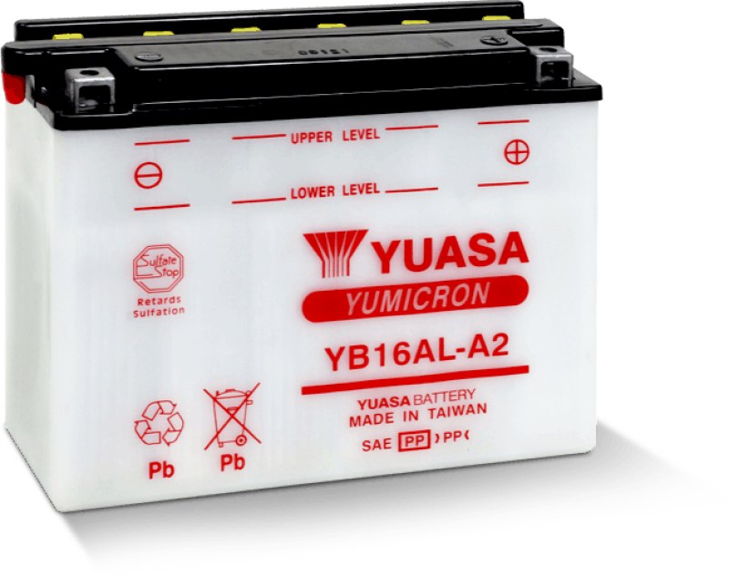 Batería Yuasa YB16AL-A2 Yumicron de 12 voltios