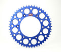 Piñón trasero acanalado Renthal 15-22 Yamaha WR 250F/ YZ 250F/FX/ 2005 YZ450F - Azul, dientes 520-51P