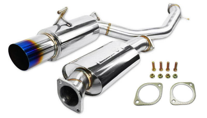 ISR Performance GT Single Exhaust With Burnt Tip - For Nissan 370Z