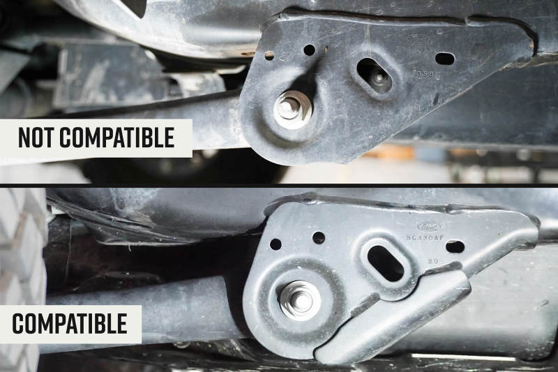 DV8 Offroad 2021 Ford Bronco Längslenker-Unterfahrschutzplatten