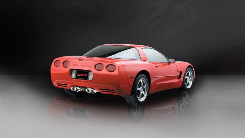 Corsa 97–04 Chevrolet Corvette C5 Z06 5,7 l V8 polierter Xtreme Axle-Back-Auspuff