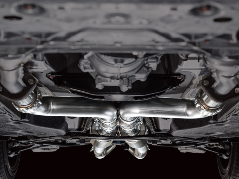 AWE Für 2023 Für Nissan Z RZ34 RWD Touring Edition Catback Auspuff System w/Diamant Schwarz Tipps