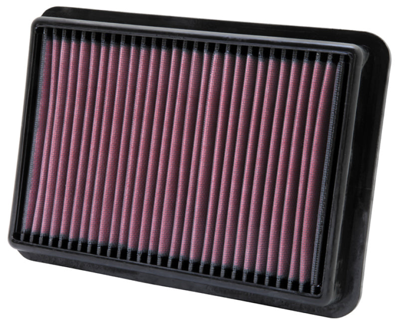 K&N For 05-11 Nissan Navara 2.5L L4 10.5in OS Length/7.438in OS Width/1.438in H Replacement Air Filter