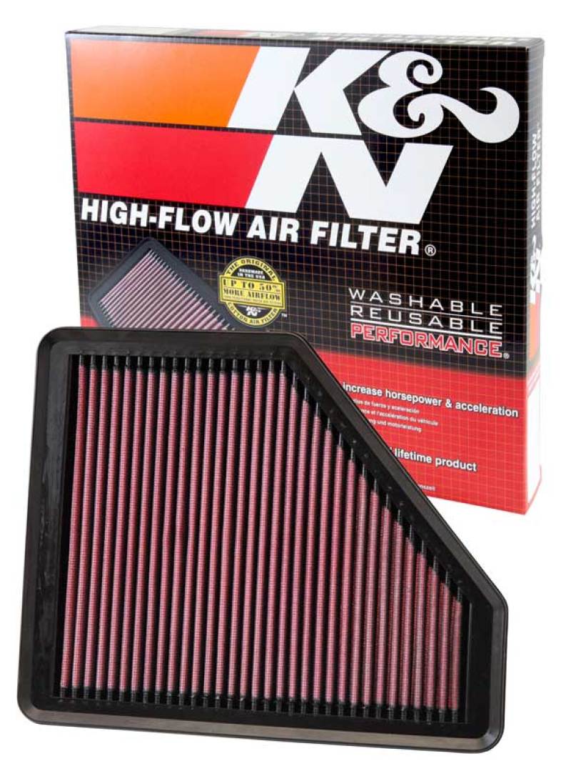 K&N  for Hyundai Genesis Coupe 2.0T/3.8 Drop In Air Filter