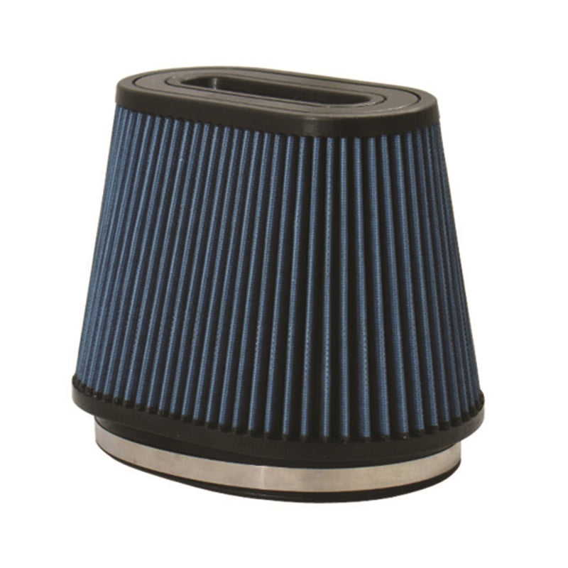 Injen AMSOIL Ea Nanofiber Dry Air Filter - 8 1/2 Oval Filter 9 1/2 Base / 6 1/4 Tall / 8 Top