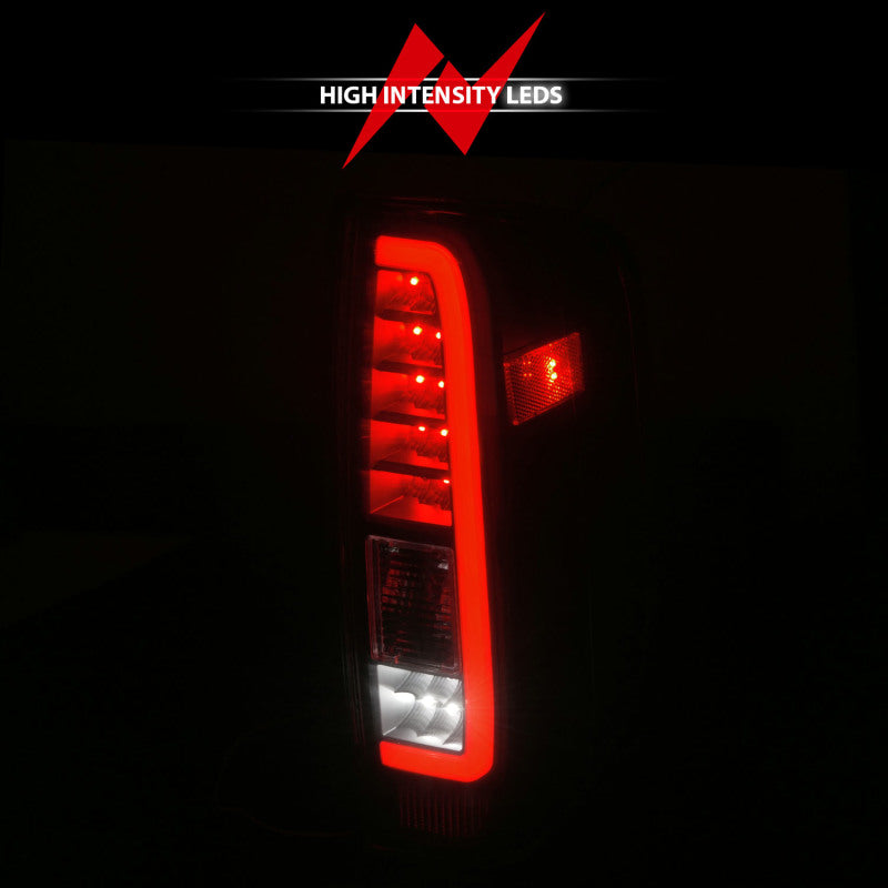 ANZO For 2005-2021 Nissan Frontier LED Taillights Black Housing/Clear Lens