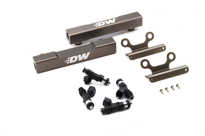 Kit de actualización de riel de combustible de alimentación superior DeatschWerks para Subaru WRX 02+ / STI/LGT 07+ con inyectores de 1000 cc