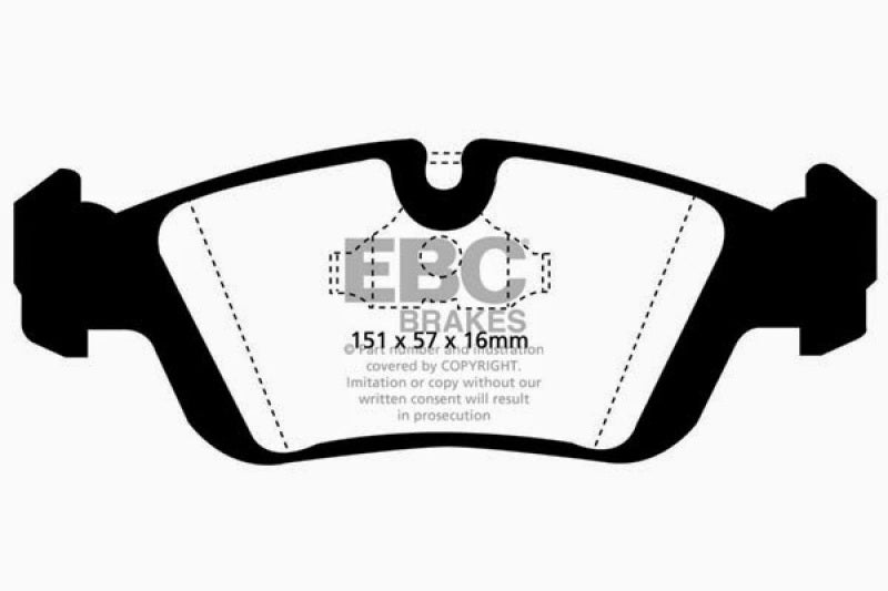 EBC 96-98 BMW Z3 1.9 Yellowstuff Bremsbeläge vorn