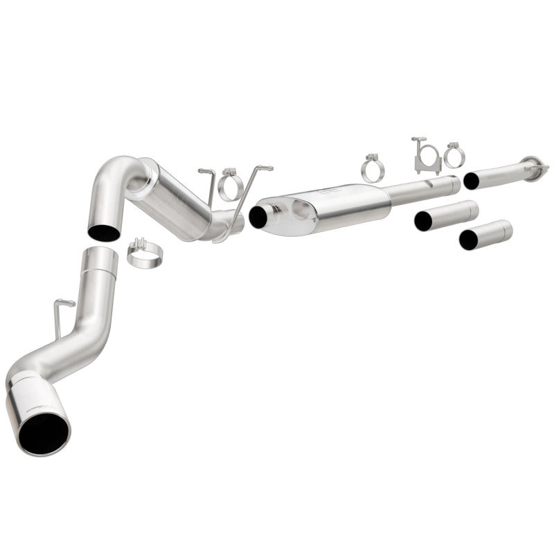 Escape Cat-Back de acero inoxidable MagnaFlow para Chevy Silverado 2500HD 2015 6.0LP/S, salida trasera de 5 pulgadas