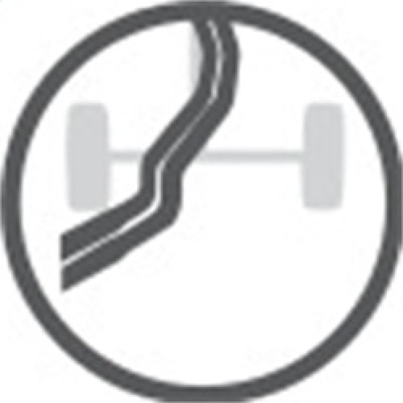 Tubo de escape Cat-Back SS MagnaFlow 2022 Ford Maverick Street Series de 2,5 pulgadas con punta negra