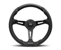 Momo Gotham Steering Wheel 350 mm - Black Leather/Black Spokes