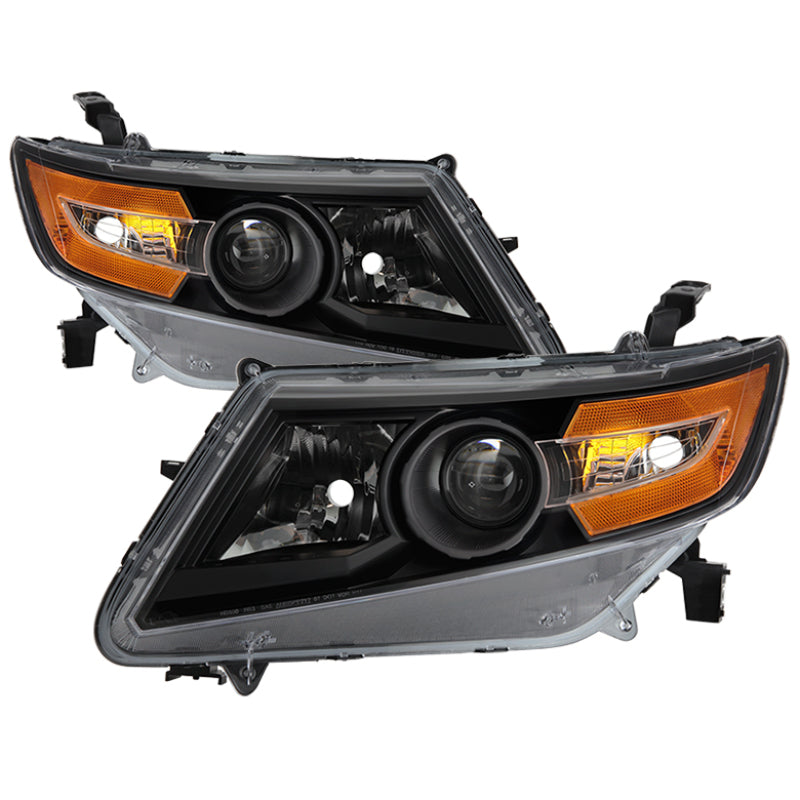 Faros delanteros estilo OEM xTune para Honda Odyssey, modelos halógenos 11-15 únicamente, color negro HD-JH-HODY11-AM-BK