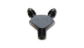 Vibrant -3AN x -3AN x 1/8in NPT Y-Adapter Fitting - Aluminum