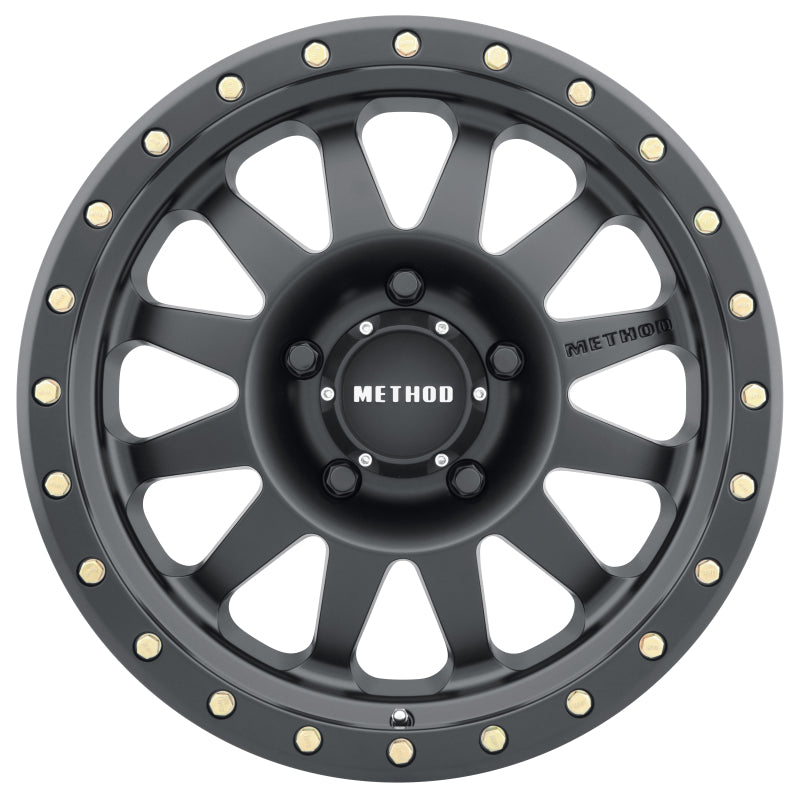 Method MR304 Double Standard 15x8 -24mm Offset 5x5,5 108mm CB Mattschwarze Felge
