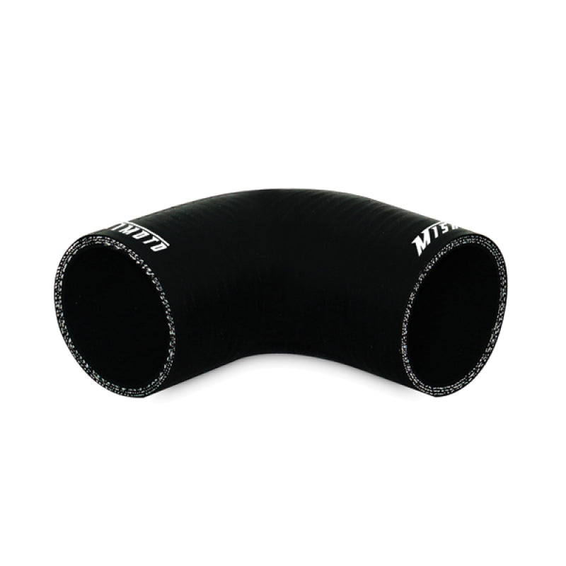 Acoplador Mishimoto de 2,5 pulgadas y 90 grados, color negro