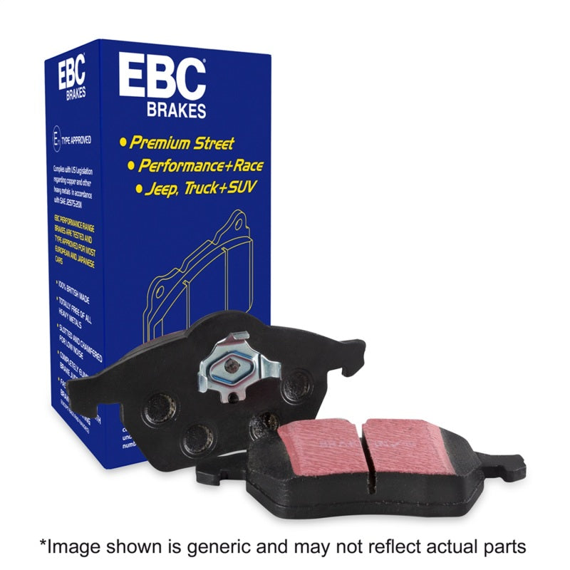 EBC 08-16 Mitsubishi Lancer Evo 10 2.0 Turbo (1-teiliger Rotor) Ultimax2 Bremsbeläge hinten