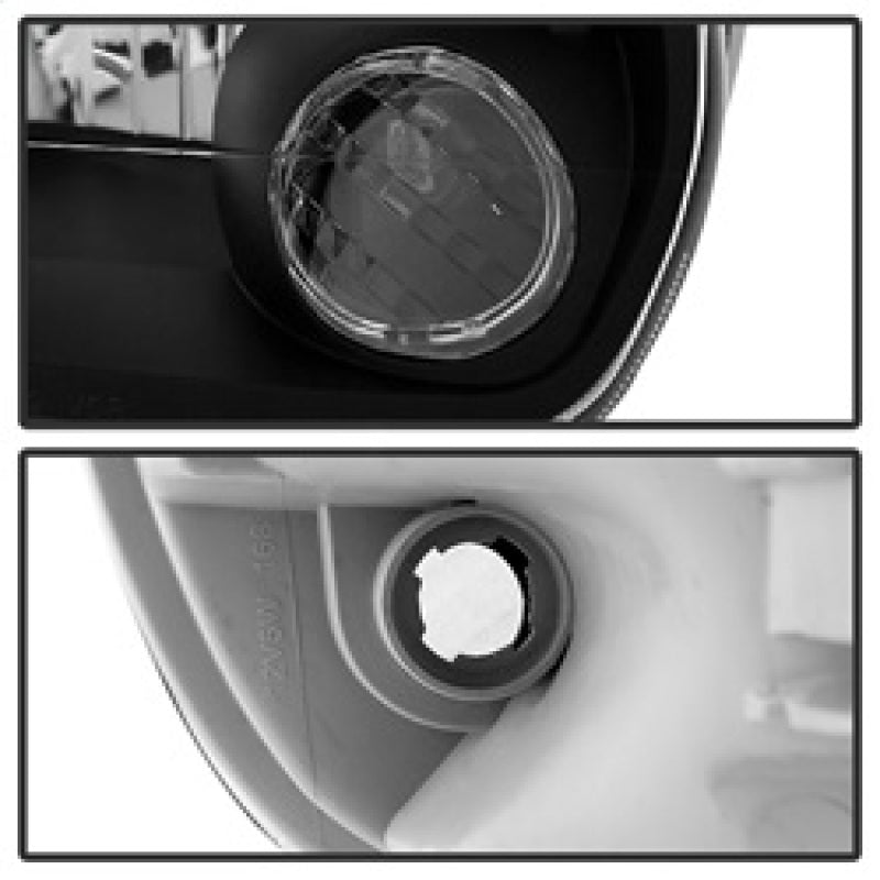 Faros delanteros y luces de esquina de estilo OEM Xtune Toyota Tundra Double Cab 05-06, color negro HD-JH-TTUN05-AM-BK