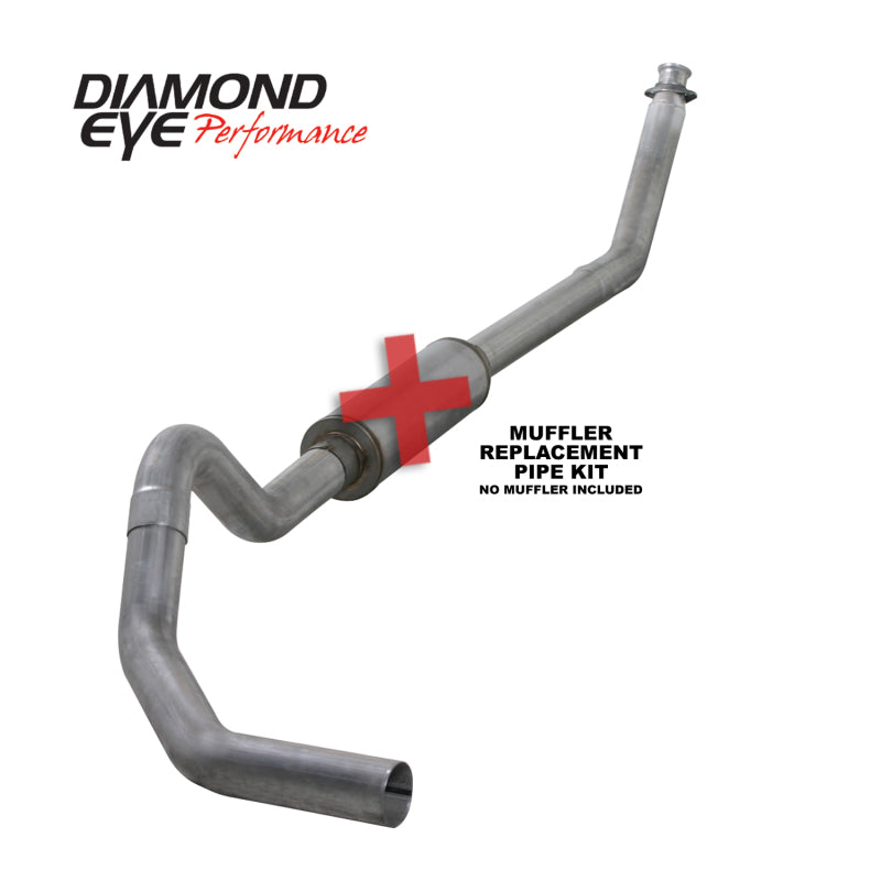 Diamond Eye Kit 4 Zoll TB MFLR Ersatzrohr SGL AL: 98,5 – 02 Dodge Cummins 5,9 l