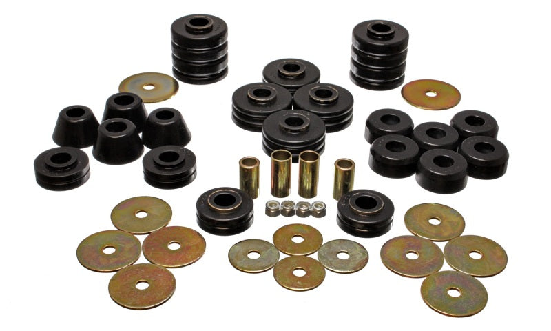 Energy Suspension 73-95 K5 Blazer Karosserie-(Fahrerhaus)-Montagesatz, schwarz
