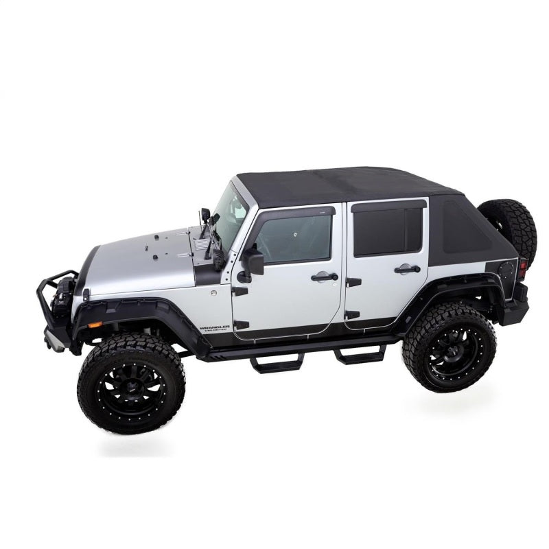 Jeep Wrangler (JK) Unlimited Trailview Fastback Rampage 2007-2018 - Diamante negro